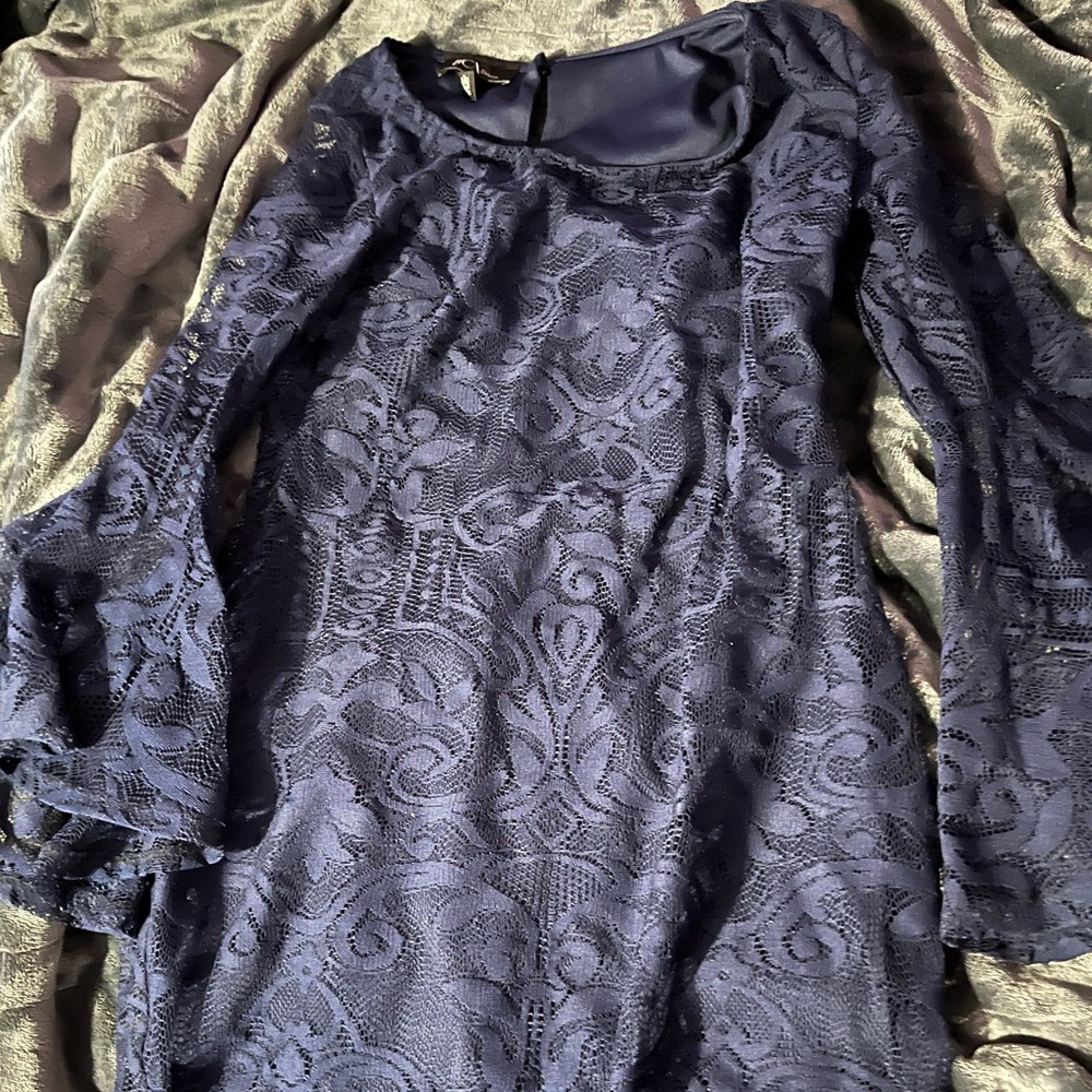 Navy blue dress